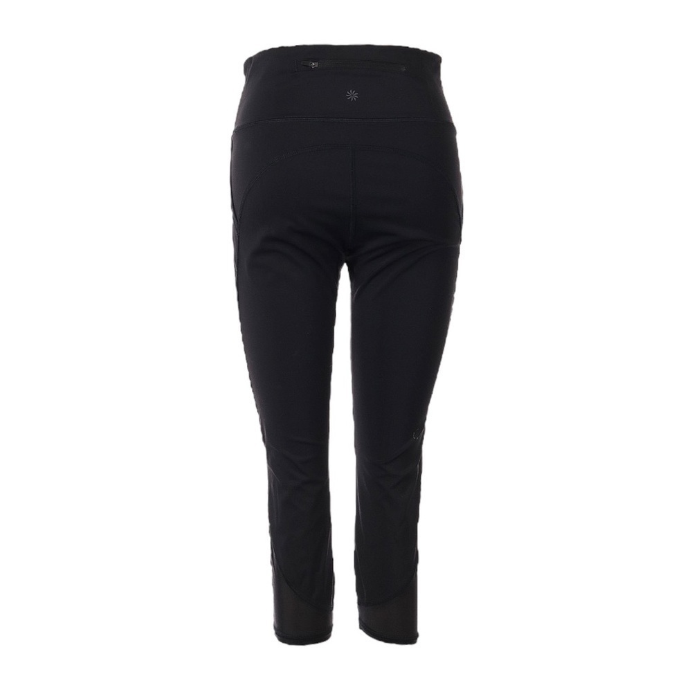 NWT Athleta Accelerate High Rise Crop Leggings 1X Black SwiftLite Lightweight - Picture 2 of 10